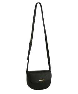 Fashionable Small Crossbody Bag D-0755 BLACK
